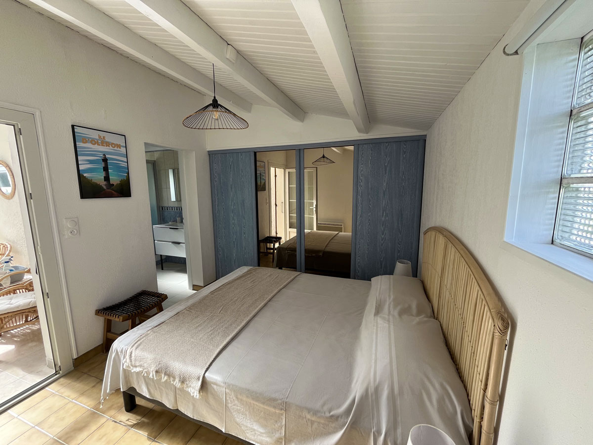 Accueil chambre 3 lit double salle de bain 2